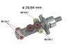 главный тормозной цилиндр Brake Master Cylinder:77 01 205 740